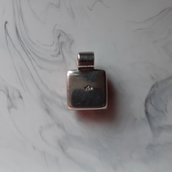 ☃️SILVER PEARLESCENT Pendant - Picture 3 of 4